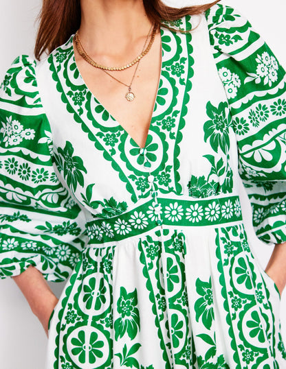 Lola Blouson Maxi Dress