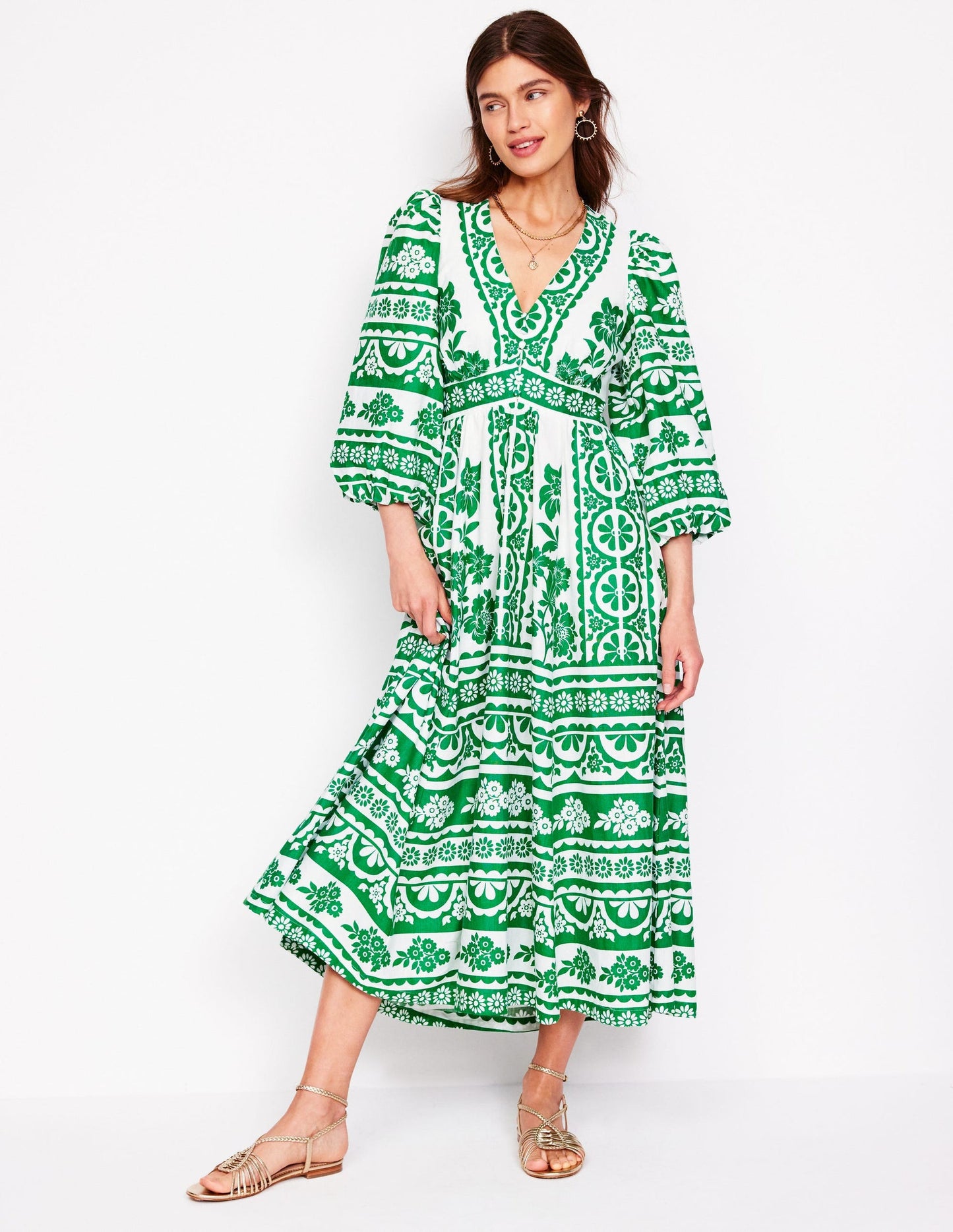 Lola Blouson Maxi Dress