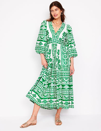 Lola Blouson Maxi Dress