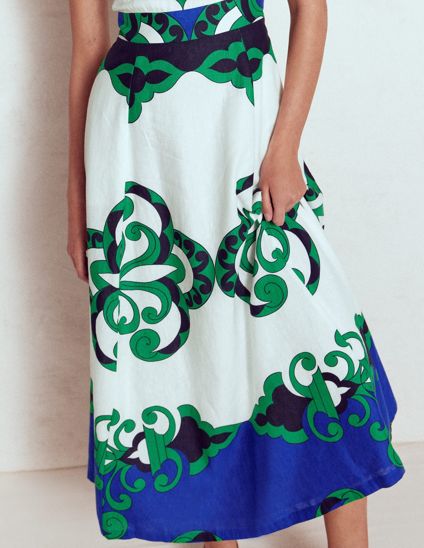Sleeveless Linen Blend Dress