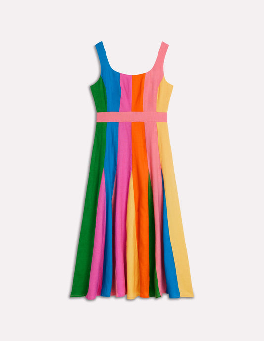 Seam Detail Fit & Flare Dress