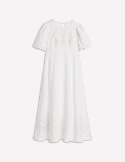 Empire Broderie Tea Dress