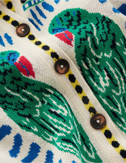 Jacquard Knitted Shacket
