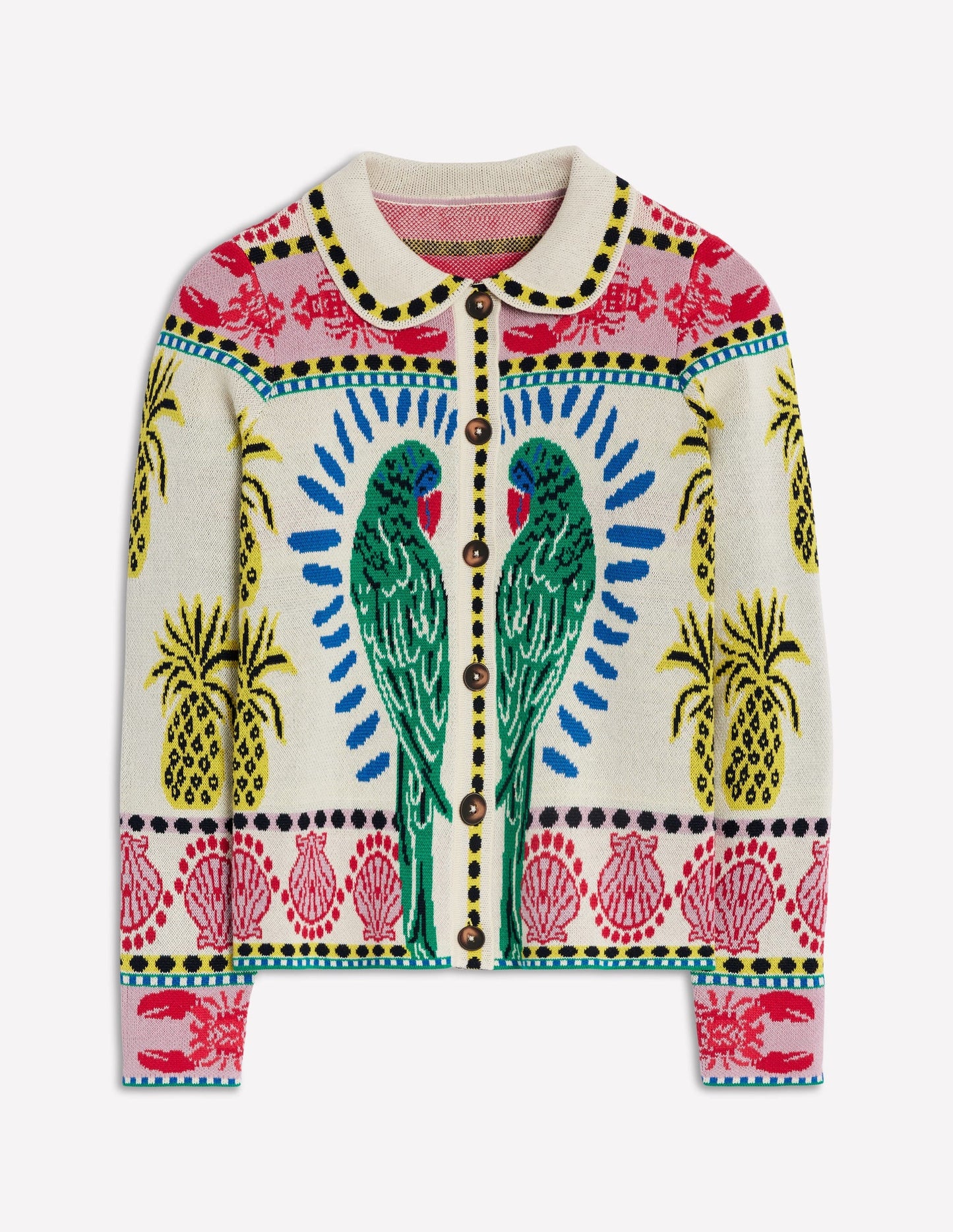 Jacquard Knitted Shacket