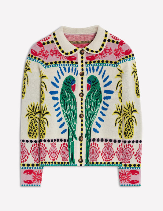 Jacquard Knitted Shacket