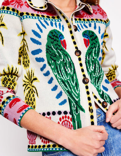 Jacquard Knitted Shacket