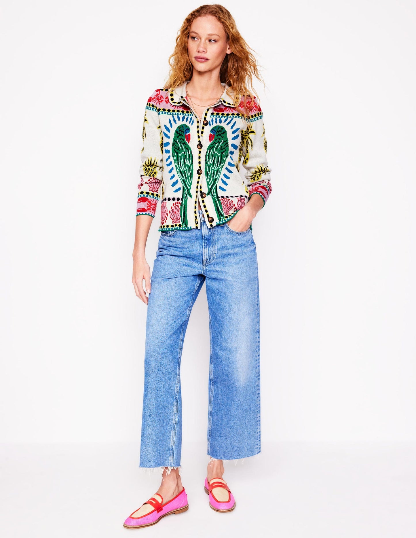 Jacquard Knitted Shacket