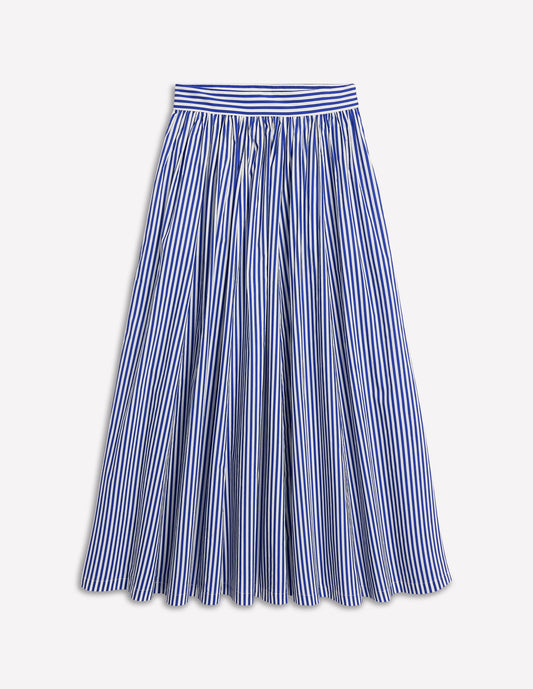 Full Poplin Maxi Skirt