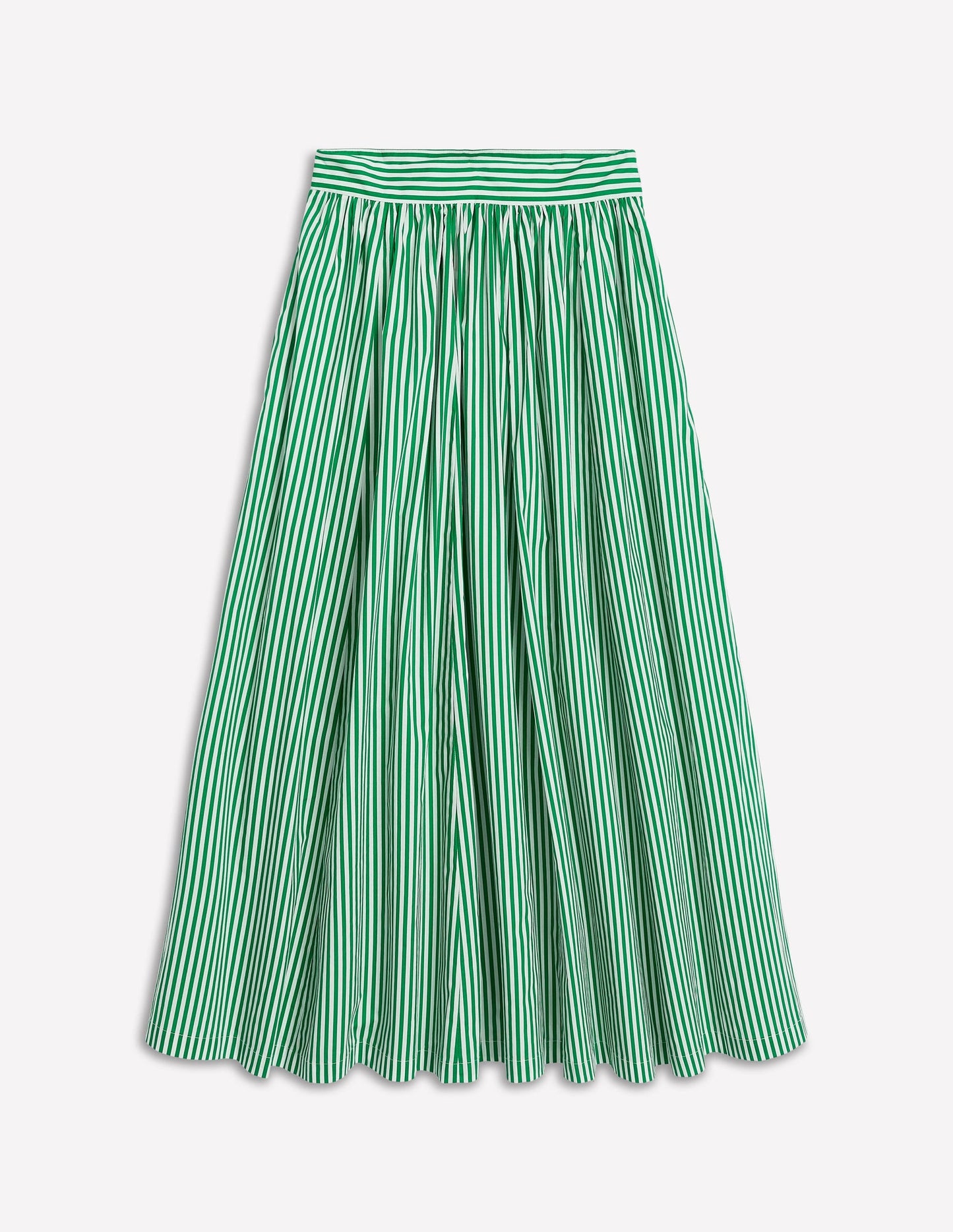 Full Poplin Maxi Skirt