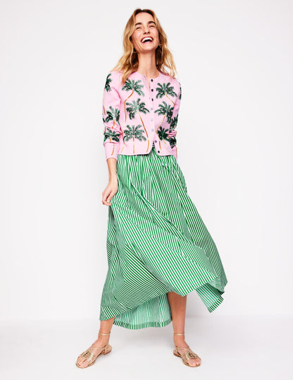Full Poplin Maxi Skirt