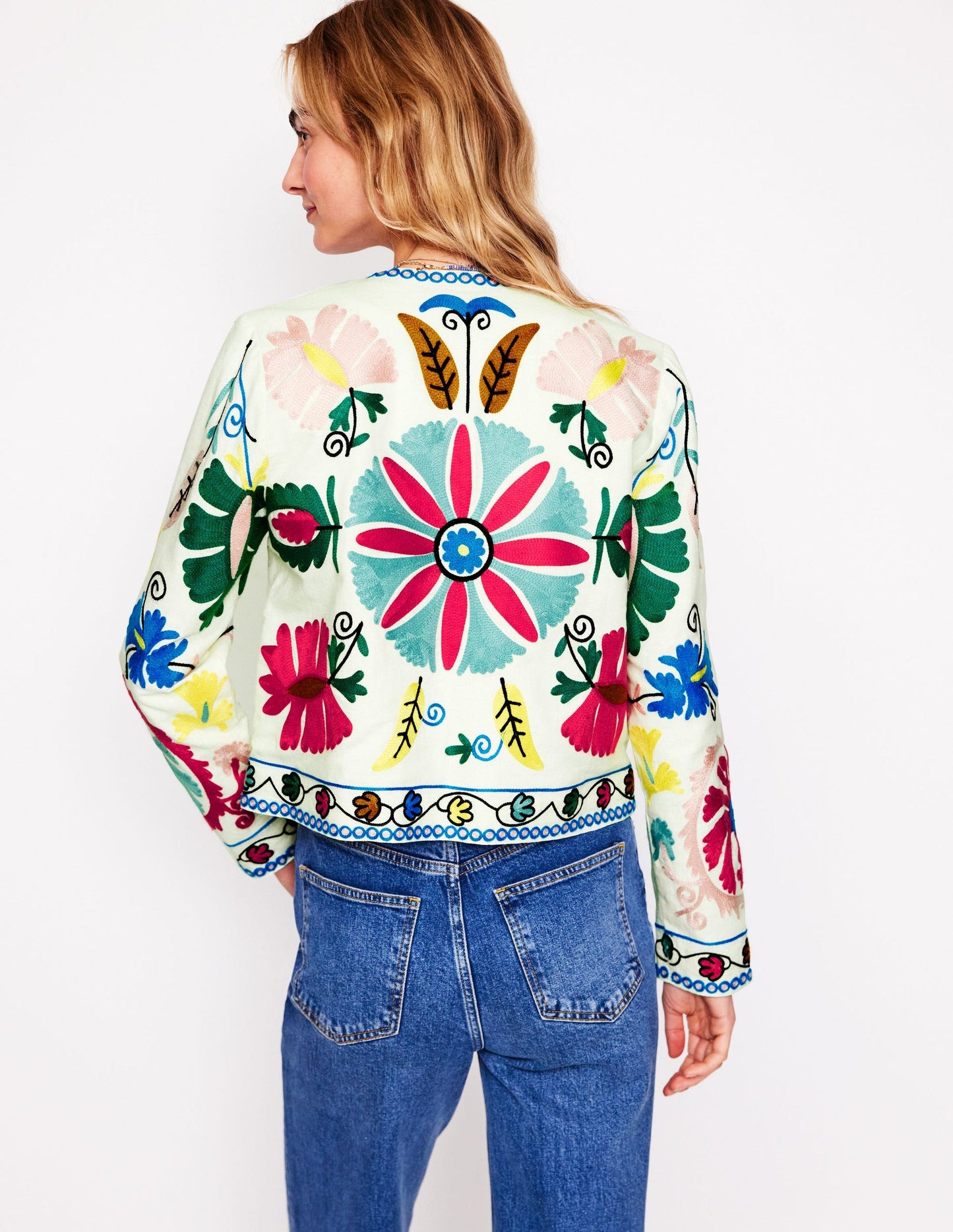 Embroidered Item Jacket