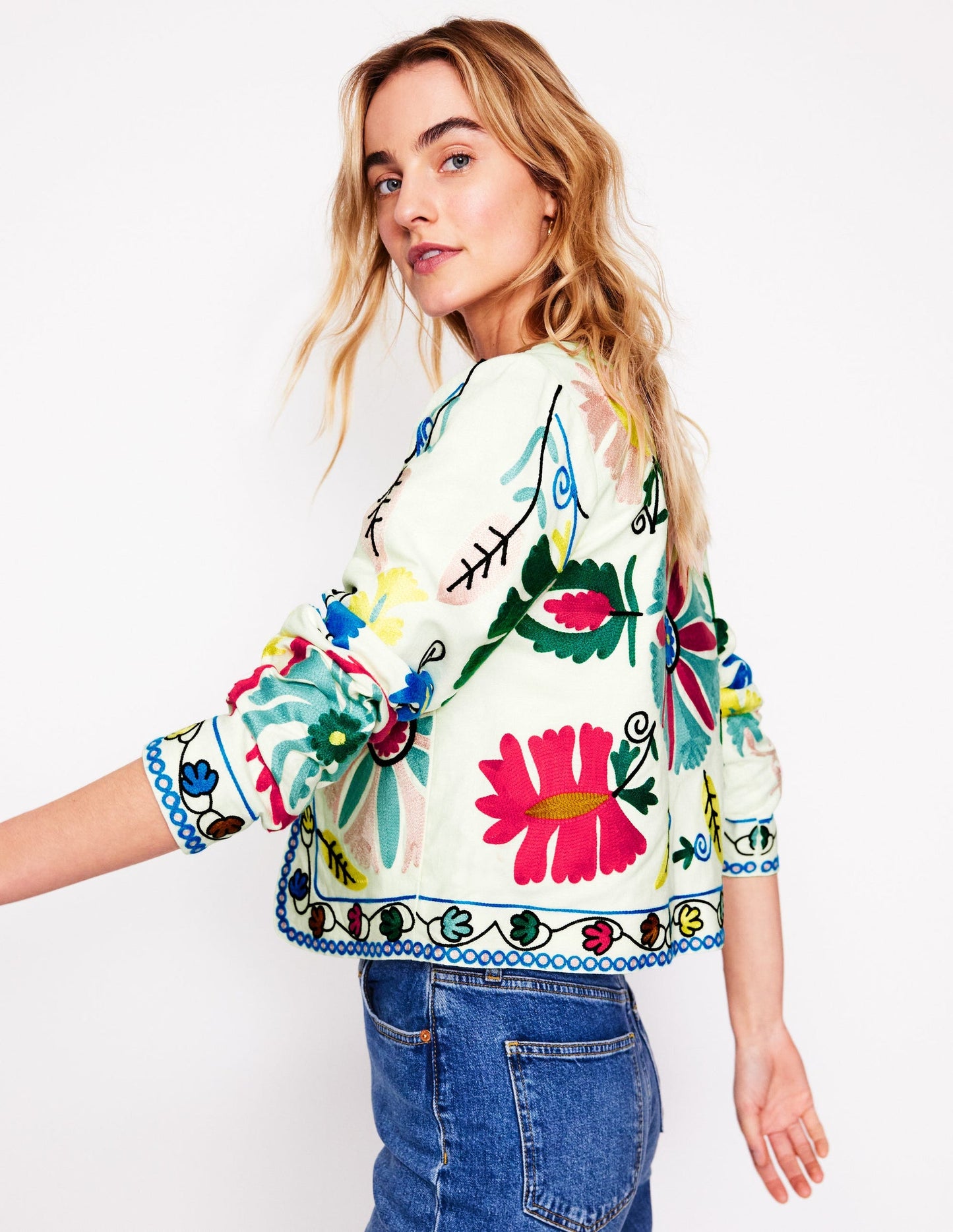 Embroidered Item Jacket