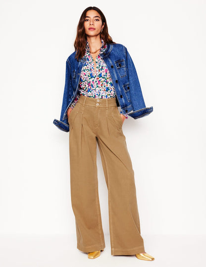 Brompton Wide Leg Trousers