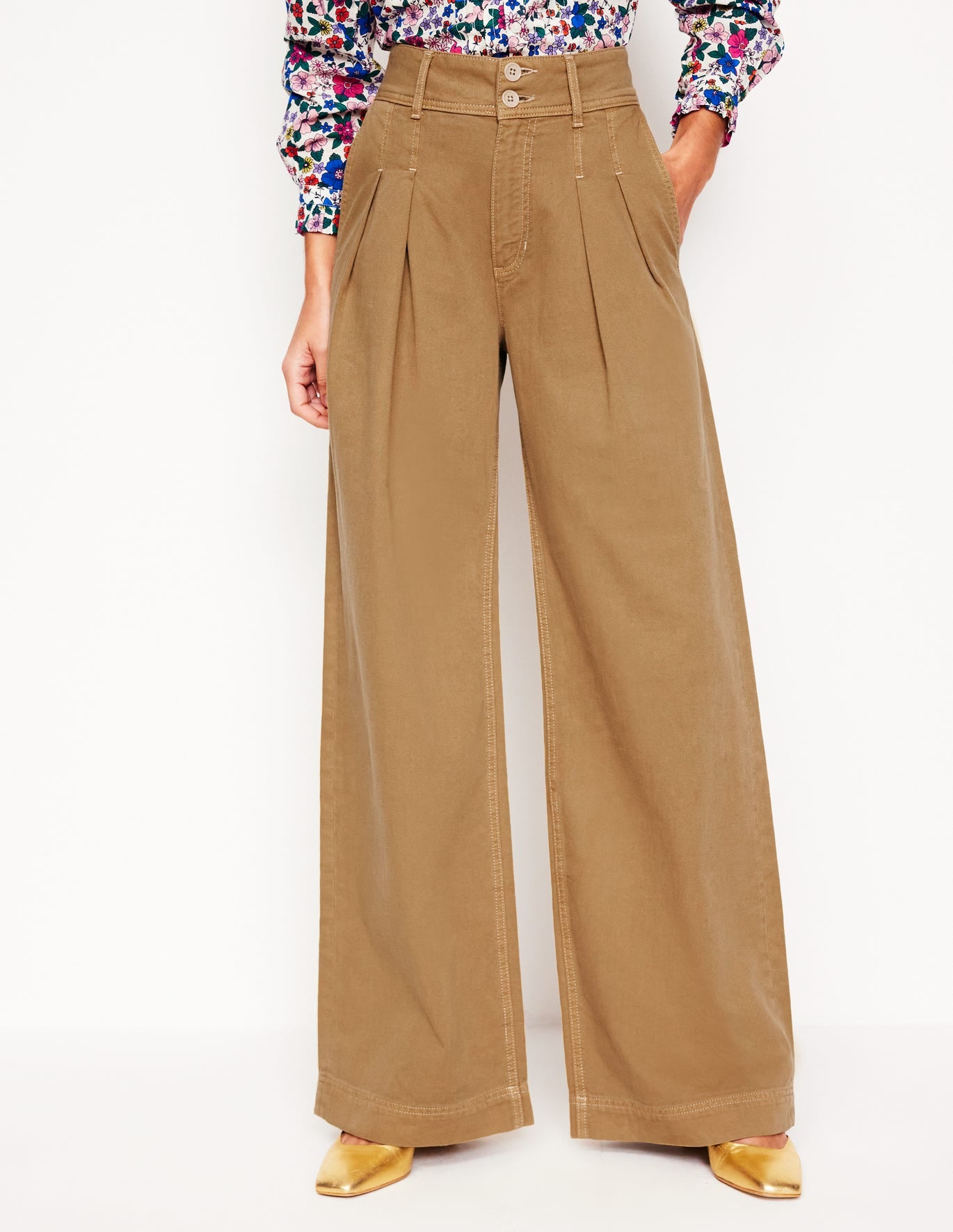 Brompton Wide Leg Trousers