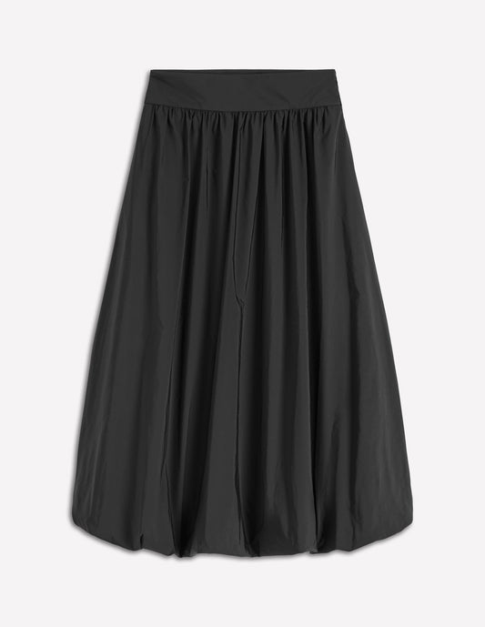Bubble Hem Midi Skirt