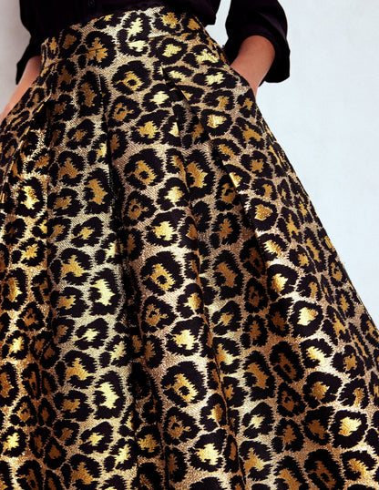 Verity Jacquard Midi Skirt
