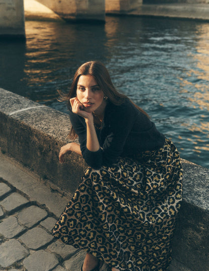Verity Jacquard Midi Skirt