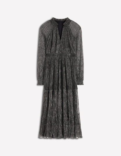 Lucille Smocked Sparkle Dress