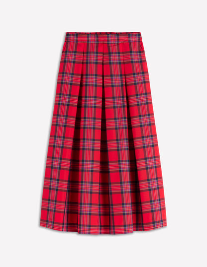 Verity Tartan Midi Skirt