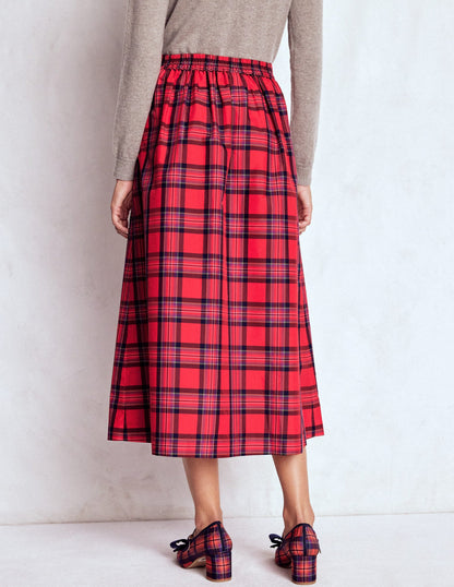 Verity Tartan Midi Skirt