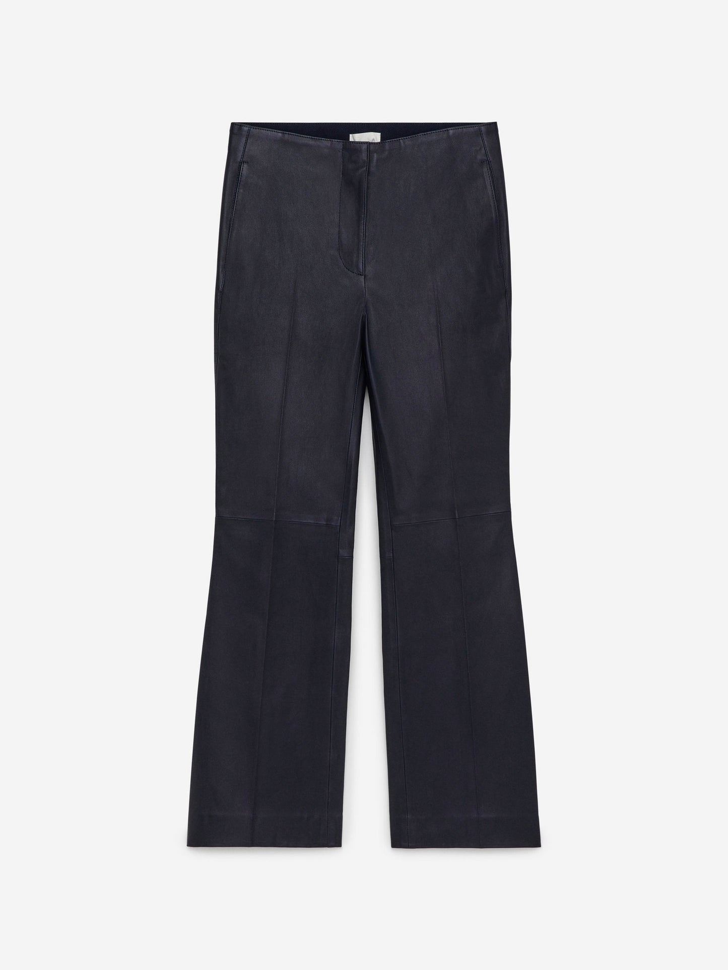 Kick-Flare Leather Trousers