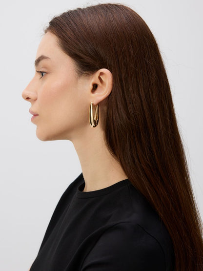 Long drop earrings
