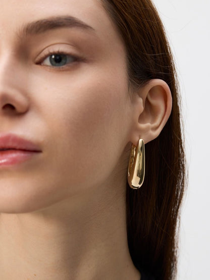 Long drop earrings