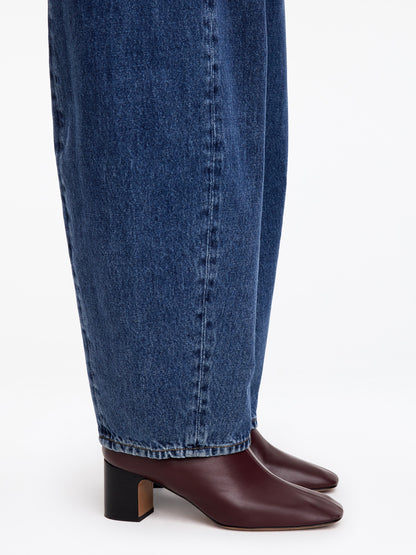 Leather Sock Ankle Boots