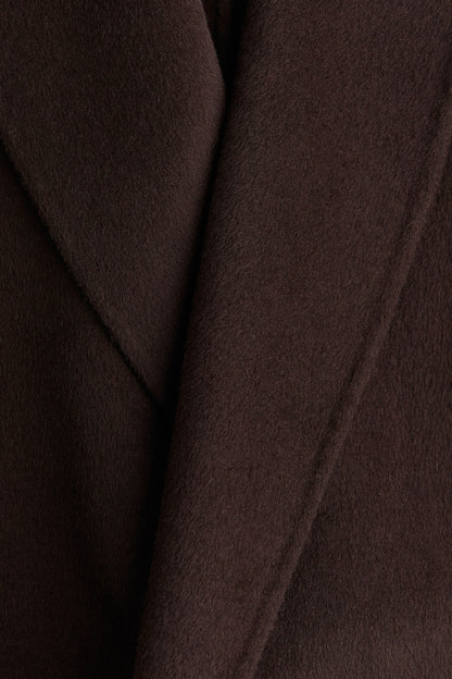 Handmade wool-blend coat