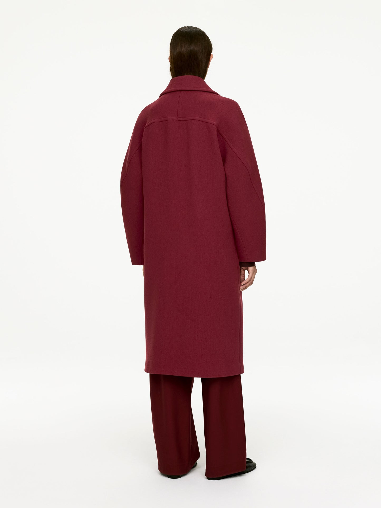 Oversized Wool-Blend Coat