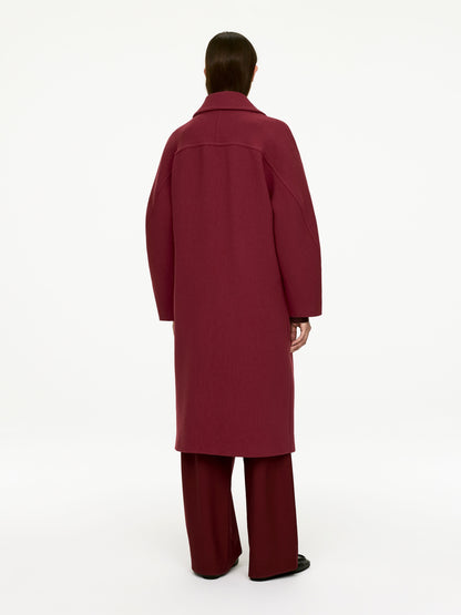 Oversized Wool-Blend Coat