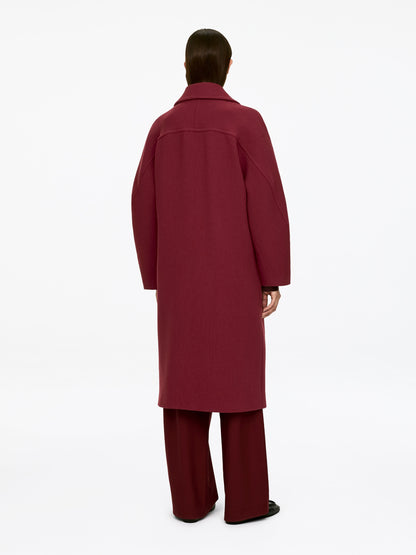 Oversized Wool-Blend Coat
