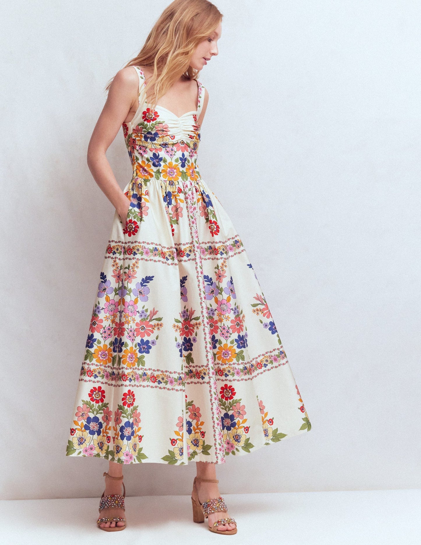 Fit and Flare Midi Dress