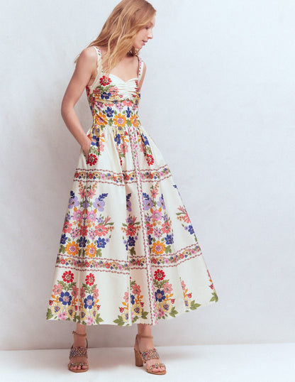 Fit and Flare Midi Dress
