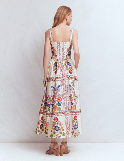 Fit and Flare Midi Dress