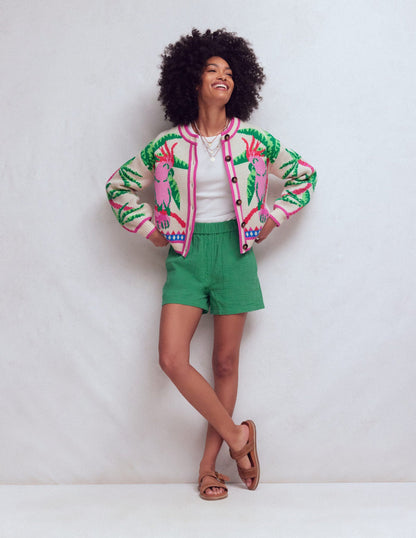 Abi Jacquard Cardigan