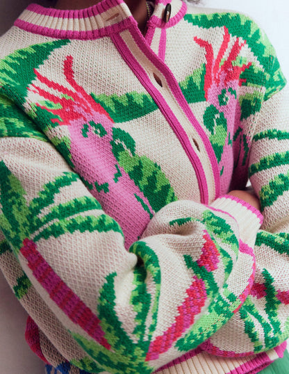 Abi Jacquard Cardigan