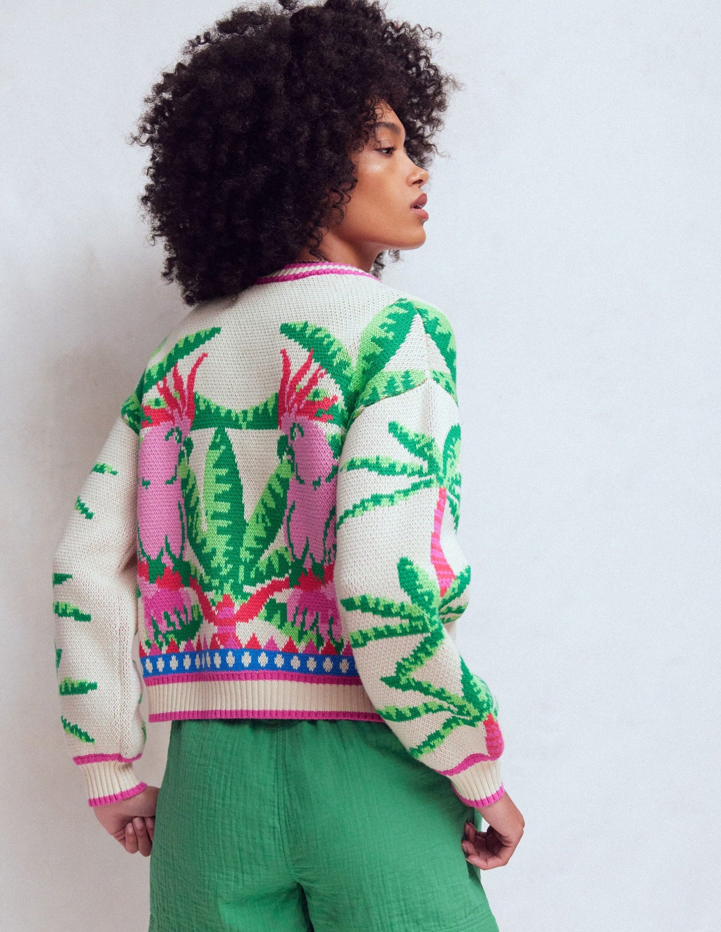 Abi Jacquard Cardigan
