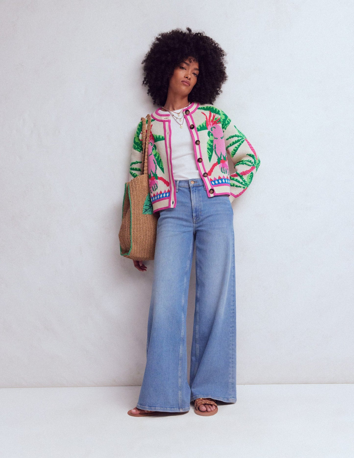 Abi Jacquard Cardigan