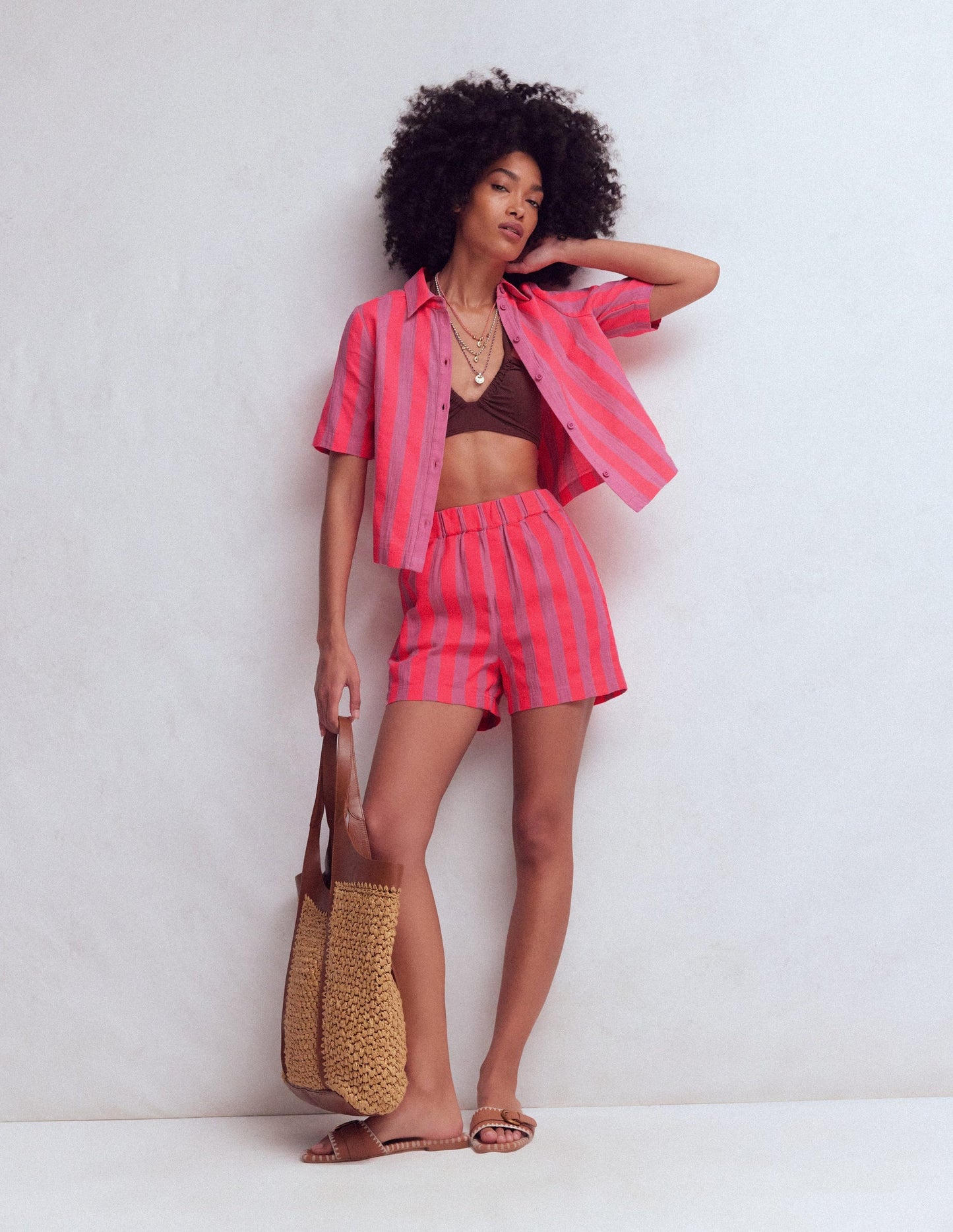 Pull On Double Cloth Shorts