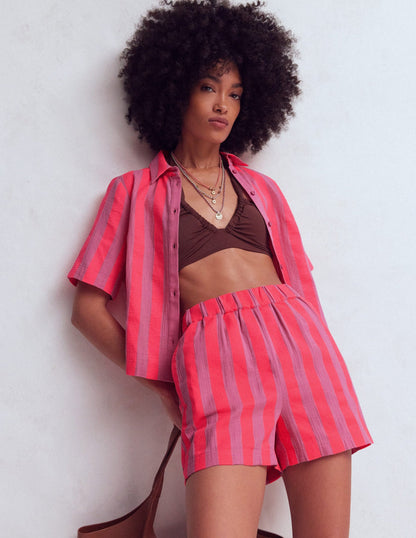 Pull On Double Cloth Shorts