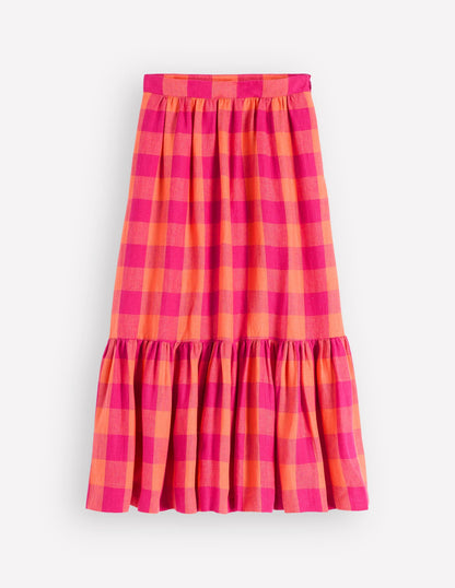 Abigail Linen Maxi Skirt