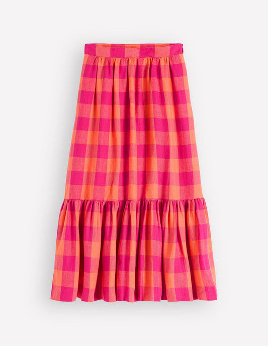 Abigail Linen Maxi Skirt