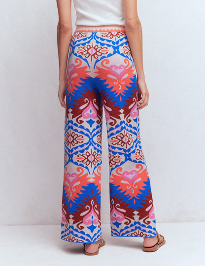 Jacquard Knitted Trousers