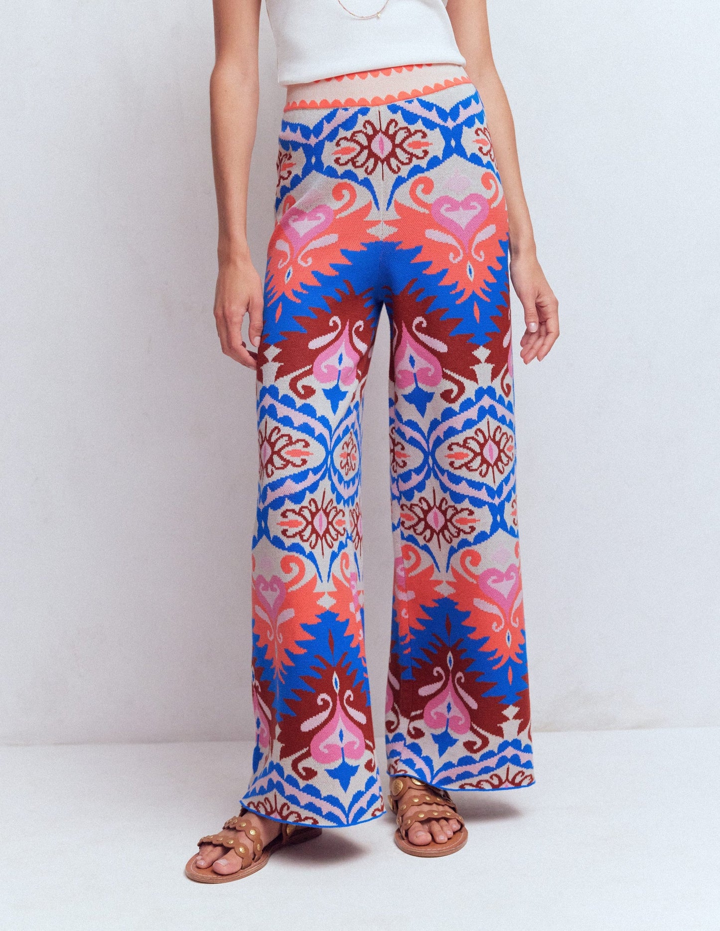Jacquard Knitted Trousers