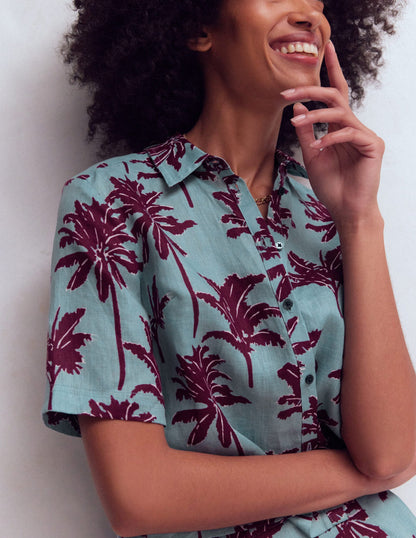 Short Sleeve Linen Shirt