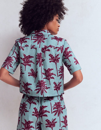 Short Sleeve Linen Shirt