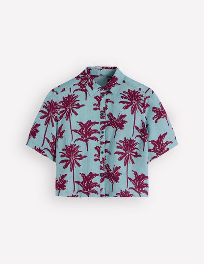 Short Sleeve Linen Shirt