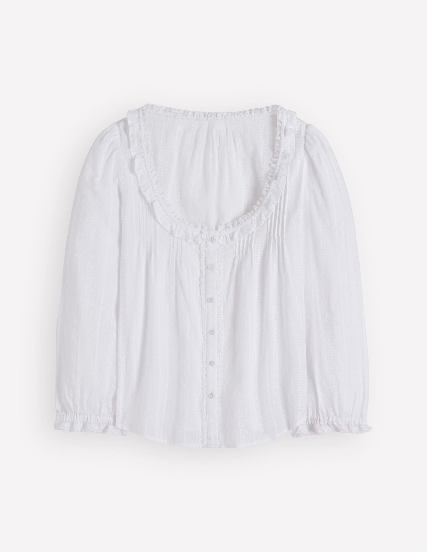 Scoop Neck Ruffle Top