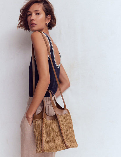 Mini Straw Tote